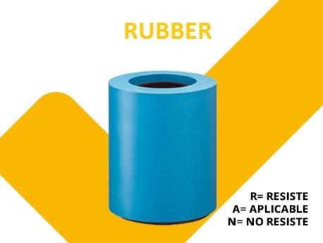 RUBBER Ø DE: 108 DI: 58 L: 150 MM